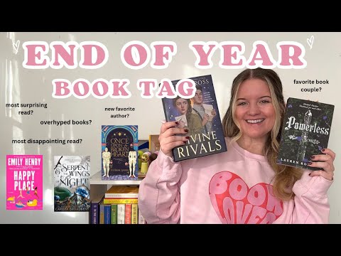 end of the year book tag! disappointments, surprises, quotes & more!