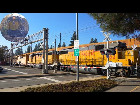 UP 662 Florin Flyer Local | S Watt Ave. Railroad Crossing, Sacramento CA