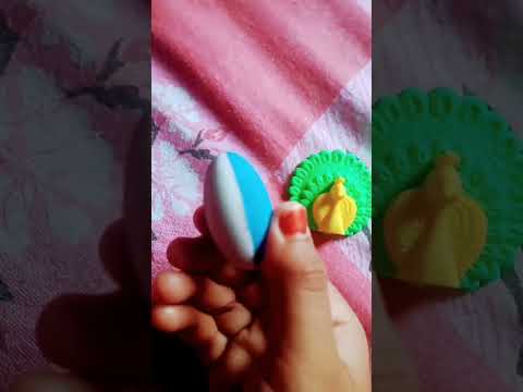 unboxing of cute eraser