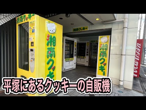 I found a vending machine that specializes in Shonan cookies! They were cheap and delicious!