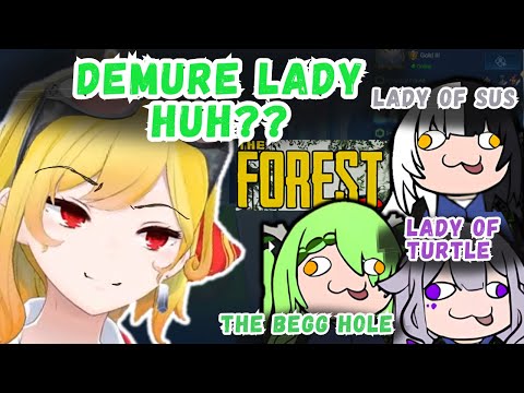 KAELA Terdampar Di Hutan, Bersama 3 Lady "Demure" Beretika Bangsawan 【Hololive | Clip】