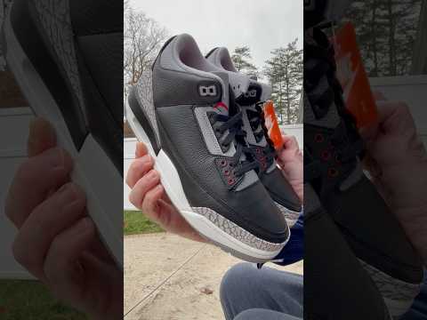 Black Cement Air Jordan 3 - Unboxing My Shock Drop W - Double Up Worthy?