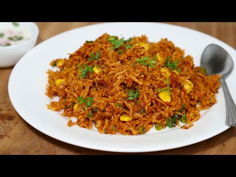 Chatpata rice recipe | Quick breakfast recipe | Tiffin box recipe | Lunch box | Dinner recipe |