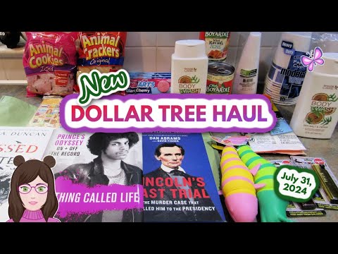 New Dollar Tree Haul! I Found The Prince Book!  Awesome Finds!! July 31, 2024