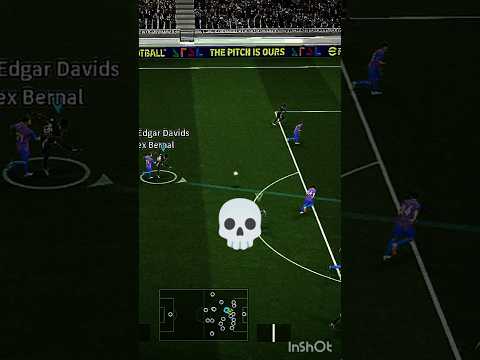 Eger Davids 💀 banger goal🤯  all in one ☠️ #efootball #efootball2024 #pes #pesmobile #shorts