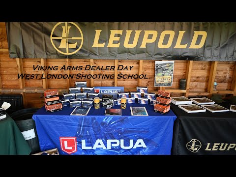 Viking Arms dealer event Banter at the West London Shooting School, Leupold, Ruger, Merkel, Haenel