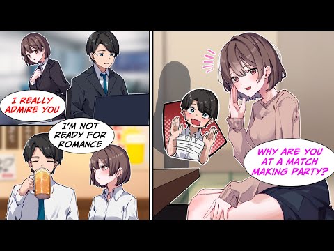 [Manga Dub] My coworker asks me out, but I refuse... Then I run into her at a match making party...