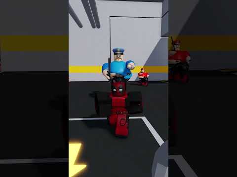 DEADPOOL BYE BYE BYE escape BIKER BARRY'S PRISON RUN #roblox #shorts