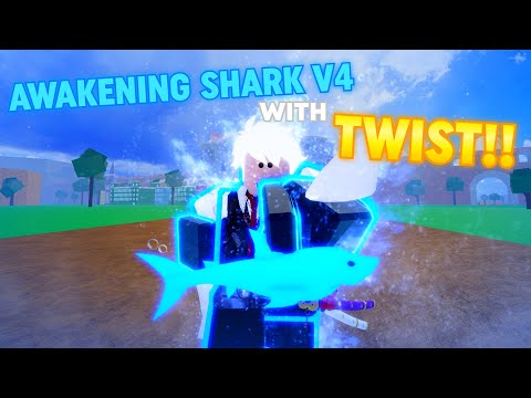 Awakening Shark V4 But with a TWIST!!【Blox Fruits】