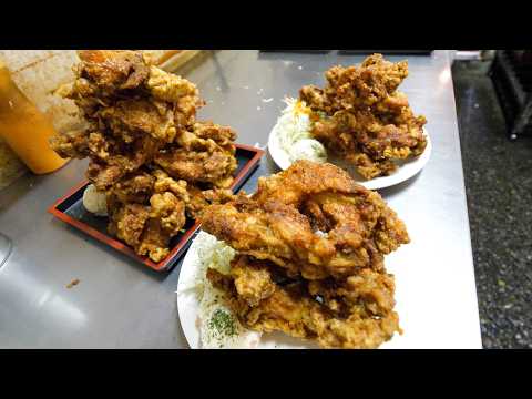 Most People Never Finish it! Huge Portion of Fried Chicken.  It must be Beyond your Imagination!