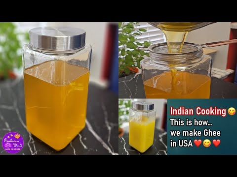 Ghee | This is how we make purest form of ghee in USA | Purest Ghee Recipe