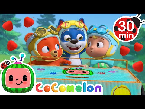 We're Going On A Food Hunt 🍎 + MORE CoComelon JJ's Animal Time Kids Songs | Animal Songs for Babies