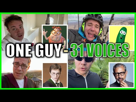 ONE GUY, 31 VOICES! - (Stitch, Elmo, Pickle Rick, Batman, etc.)