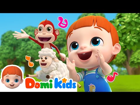 Animal Sounds Song | Sing Along Domi Kids | Best Kids Songs and Nursery Rhymes