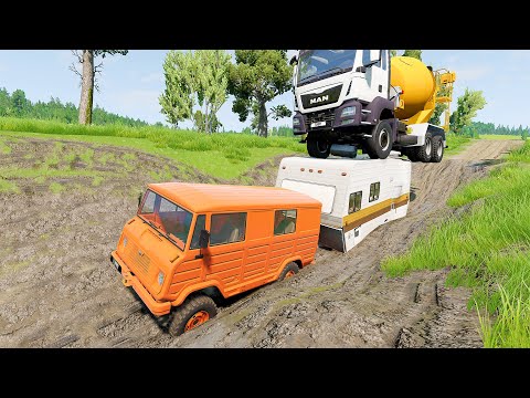 Mobil vs Mud #10 - BeamNG Drive