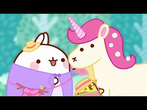 Molang - Magical Land Of Unicorns | Funny Cartoon For Kids | Kids Shows Club