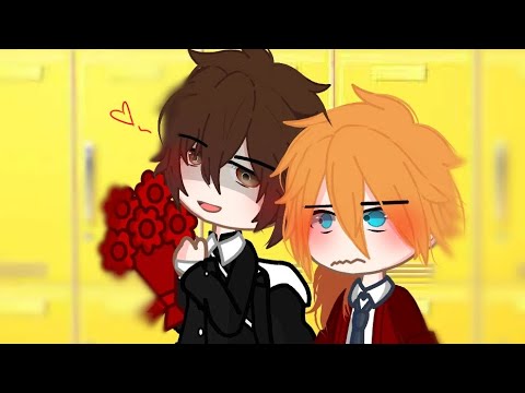 • Roses 🌹• || Soukoku Highschool Au || Rushed || Koukoku