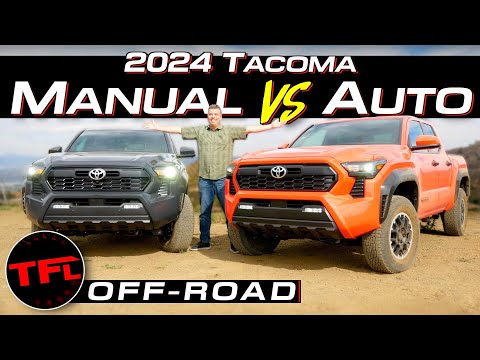 Manual or Automatic: Which New 2024 Toyota Tacoma Is the BEST? I Test Both Off-Road!