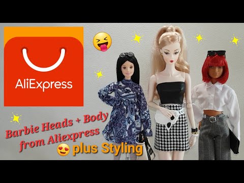 Barbie from Aliexpress :D... How good are heads and body in person?