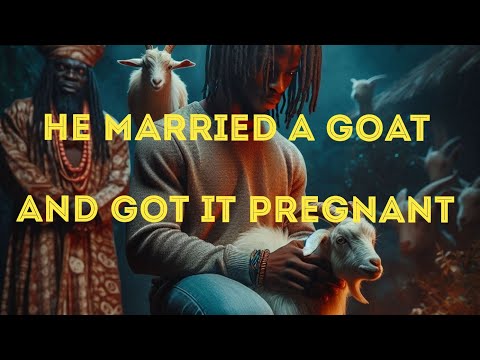 He MARRIED A GOAT And Got It Pregnant #Africantales #Folktales #folklore #Tales