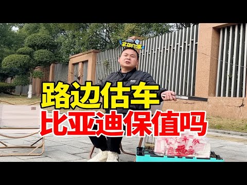 路边估车，看销冠比亚迪保值吗？