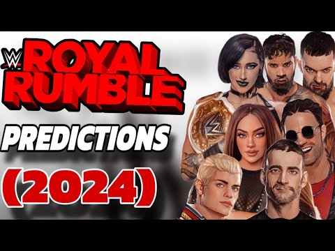 WE LIVE BABY !!! 2024 ROYAL RUMBLE PREDICTIONS