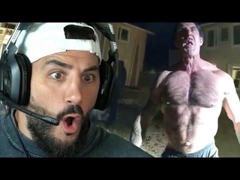 TOUGH GUY ON STEROIDS TRIES TO FIGHT 5 POLICE OFFICERS!