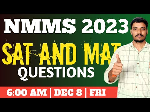 NMMS SAT AND MAT QUESTIONS | NMMS CLASSES