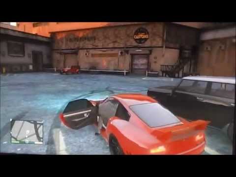 GTA V - How to : let the engine run + lights on when out of Car (in HD) 4 car shows etc