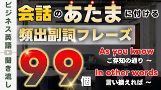 文の頭に使われるビジネスで頻出の副詞の英語フレーズ99選