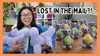 Make My LARGEST Order of 2024 With Me (that got LOST in the mail?!) 📬  Crochet Studio Vlog 💕