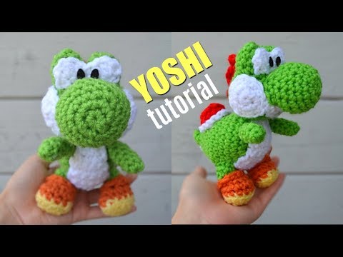 Yoshi Amigurumi Tutorial - Crochet Step by Step | Free Pattern