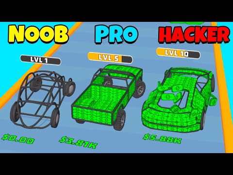 NOOB vs PRO vs HACKER - Money Car