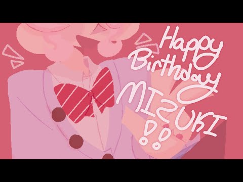 HAPPY BIRTHDAY MIZUKI!!!! 🎀🎉 speedpaint ♪