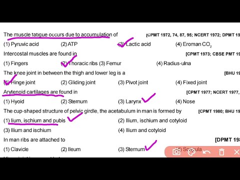 Locomotion and Movement Class 11 || Last Minute Revision || One Shot Video