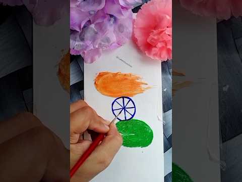 🇮🇳🇮🇳😍#shorts #viralvideo #craftwithsunshine #ytshorts #threadpainting