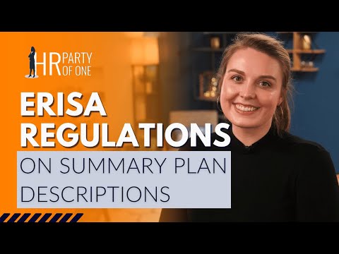 What Are ERISA’s Regulations on Summary Plan Descriptions?