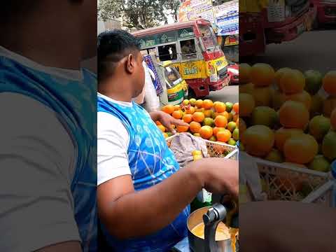 $0.60 Fresh Orange Juice in Kolkata, India 🇮🇳