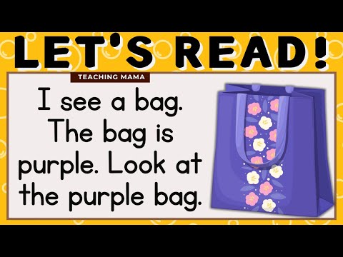 LET'S READ! | ENGLISH READING PRACTICE | SIMPLE SENTENCES FOR KIDS GRADE 1 & KINDER | TEACHING MAMA