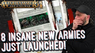 8 BRAND NEW Regiments of Renown for Age of Sigmar 4 with cross alliance play!