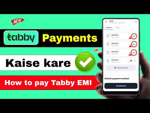 Tabby payments new method | Tabby kist kaise bhare | how to pay tabby installment