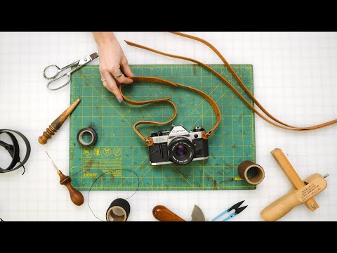 Making a camera strap by hand