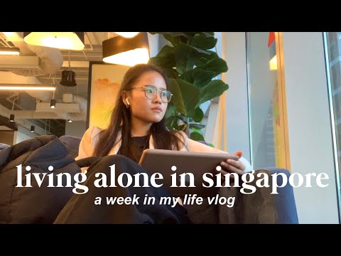 living alone in singapore | working, gastrobeats, eating-out, unboxing snacks, NDP rehearsal 🌥️🧸