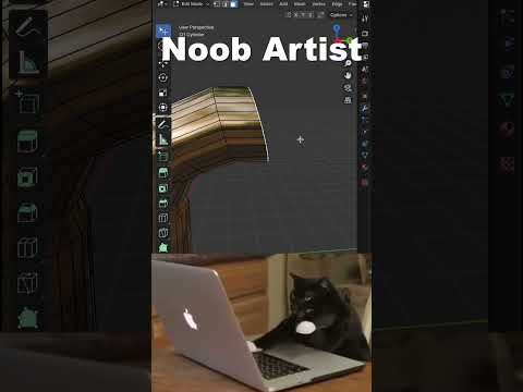 Noob vs Pro artist: Making Pipes #blendertutorial #blender #blendercommunity #blender3d #b3d