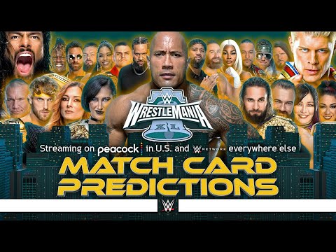 WWE WrestleMania 40 - Card Predictions