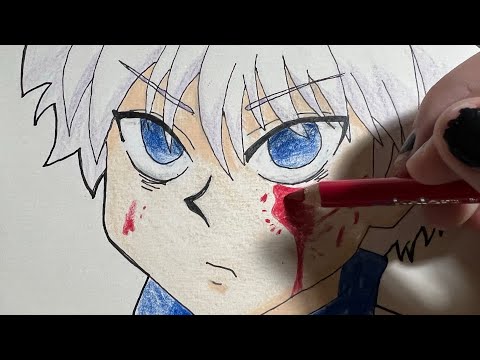 Drawing Killua from Hunter X Hunter (Hanta Hanta)