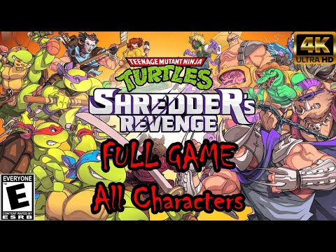 TMNT: Shredder's Revenge - Full Playthrough (1P Story Mode, All Characters + Karai & Usagi)