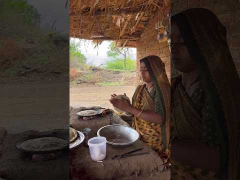 Bajre ki roti | Village Traditional lunch food #villagefood #villagelife