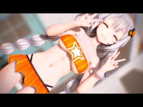 【MMD】 DEEP BLUE TOWNへおいでよ 【紲星あかり（水着）】