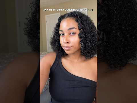 concert szn is coming soon 👀🎤🖤 #curly #hairstyles #curlyhairstyles #hairtutorial #kayyyvonne